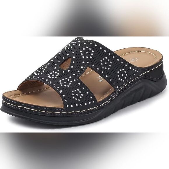 (22-2930) โ๐ฅ3/$20๐ฅ MUSSHOE womens Wedge SZ 7 - Picture 10 of 12